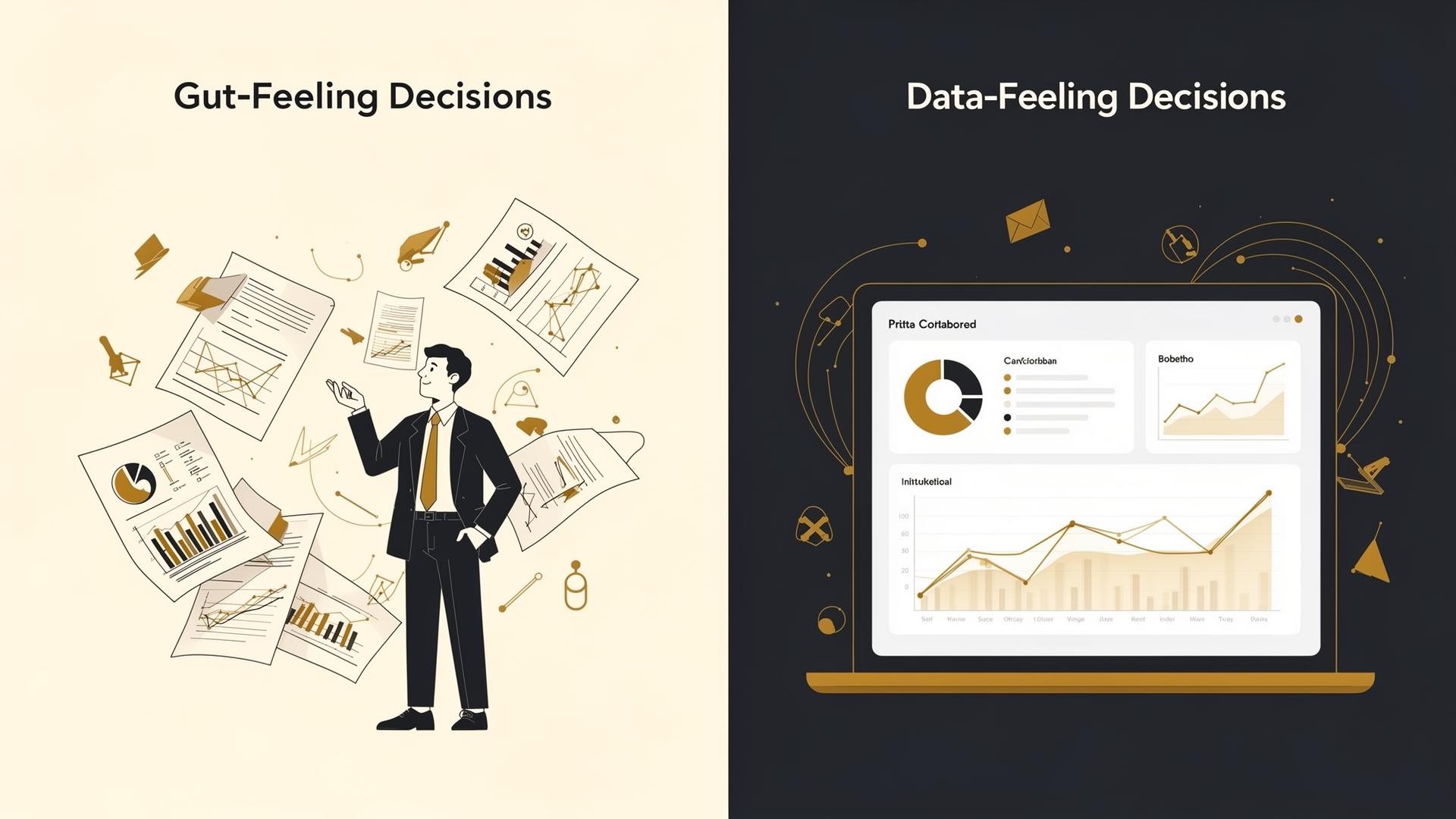 Decisiones por intuición vs decisiones basadas en datos con IA